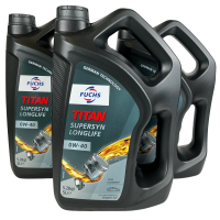 Fuchs Titan Supersyn Longlife 0W-40 3 x 5 Liter